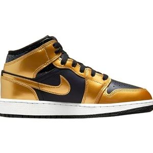 Black + Gold Nike Air Jordan’s Size 5.5 US/38 EU